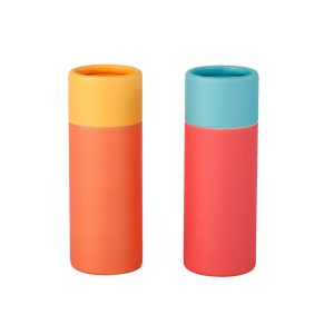 Eco-friendly Pull-off  lipstick Lipbalm Paper Tube Packaing