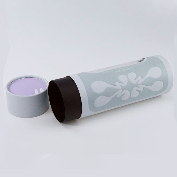 Scarf Factory Custom Rolled-edge PVC Window Paper Tube Packaging - Image 2